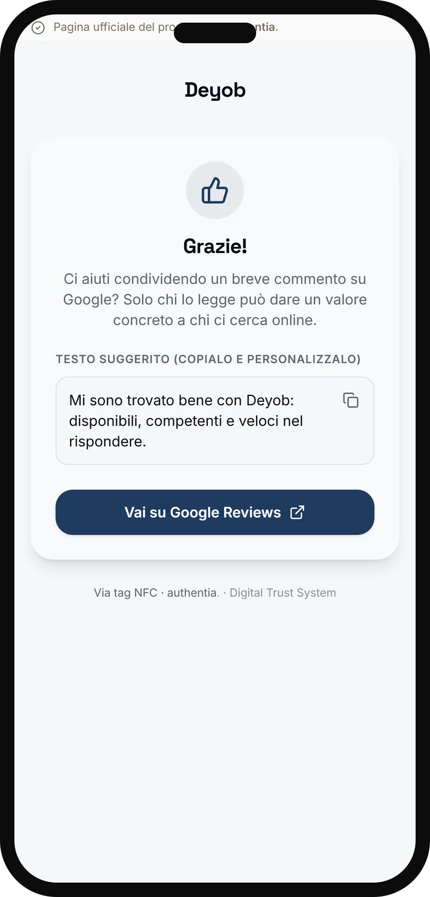 2. Dritto su Google
